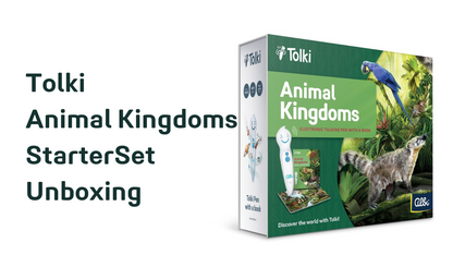 Tolki Animal Kingdom Set: Pen, Book and Stickers