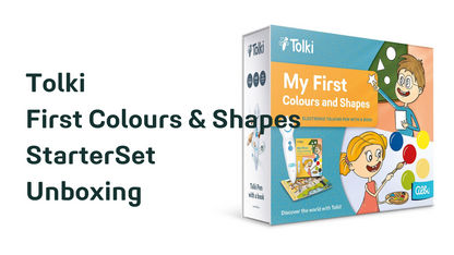 Tolki My first colours and shapes Set: Pen, Book and Stickers