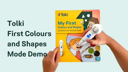 Tolki My first colours and shapes Set: Pen, Book and Stickers