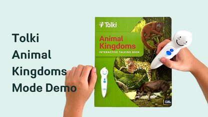 Tolki Animal Kingdom Set: Pen, Book and Stickers